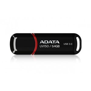 Memoria Usb Adata Uv150, Negro, 64 Gb, Usb Auv150-64G-Rbk
