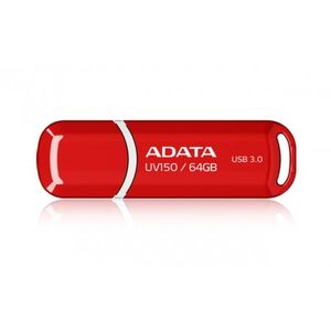 Memoria Usb Adata Uv150, Rojo, 64 Gb, Usb 3.1 Auv150-64G-Rrd