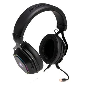 Headset Gaming Acteck Hesix, Negro C/ Luces Multicolor, Alámbrico, Usb, 2,1 M Br-929776