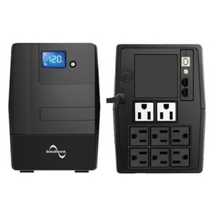 No Break Datashield Ks-1000 Lcd, 1000 Va, 600 W, 6 H, Negro, Hogar Y Oficina Ks-1000 Lcd