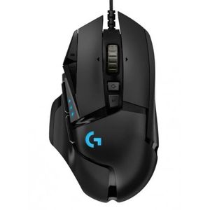 Mouse Alámbrico Logitech G502 Hero, Negro, 11, Alámbrico, Óptico, 16000 Dpi 910-005550