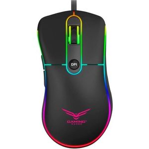 Mouse Gamer Naceb Technology Na-0933, Alámbrico, Juego, 1000/1600/2400/3200, Rainbow Na-0933