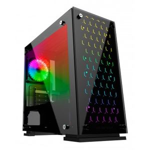 Gabinete Gaming Balam Rush Br-922968, Midi-Tower, Gabinete, Acero + Cristal Templado, Micro Atx, Mini Itx Br-922968
