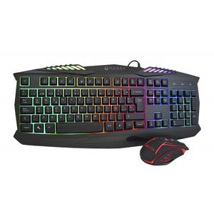 Kit De Teclado Y Mouse Gaming Naceb Technology Na-617, Usb, Negro Na-617