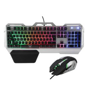 Kit De Teclado Y Mouse Gaming Naceb Technology Na-0911, Usb, Negro Na-0911