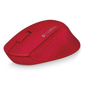 Mouse Logitech M280, Rojo, 3 Botones, Usb, Óptico, 1000 Dpi 910-004286