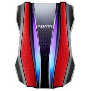 Disco Duro Externo Adata Hd770G, 2Tb, Usb 3.2 Gen 1, 2.5", Rojo Ahd770G-2Tu32G1-Crd