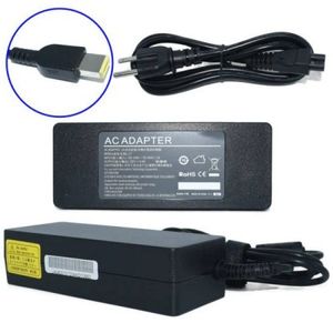 Adaptador De Corriente Battery First 90W 20V/4.5A, Portátil, 100-240 V, 90 W, Negro, 20V Ac-Lenovo-Cuadrada