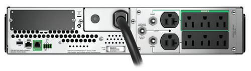 30301 - APC SMT2200RM2UC sistema de alimentación ininterrumpida (UPS) Línea interactiva 2200 VA 1980 W 8 salidas AC