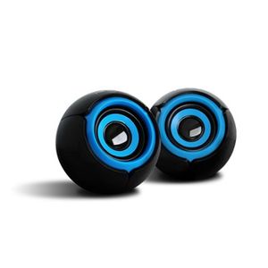 Bocina Vorago , 6 W, Negro, Alámbrico, Usb/3,5Mm Spk-105