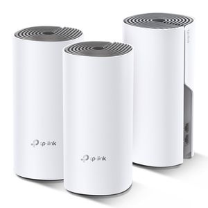 Kit Sistema Mesh Tp-Link Deco E4(3-Pack), 2,4 Ghz, 2, 2 Antenas Internas, 867 Mbps, Blanco Deco E4(3-Pack)