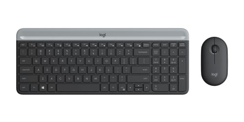 31936 - Logitech Slim Wireless Combo MK470 teclado RF inalámbrico Blanco