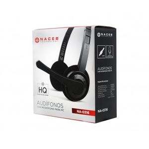 Audifono Con Microfono Para Pc Na-0316 Naceb Technology Na-0316