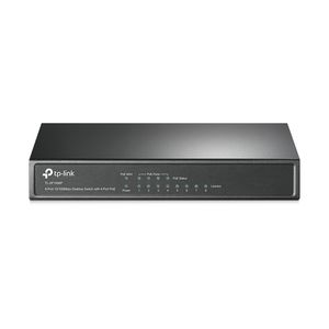 Tp-Link Tl-Sf1008P Switch No Administrado Fast Ethernet (10/100) Energía Sobre Ethernet (Poe) Oliva Tl-Sf1008P