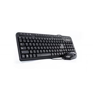 Kit De Teclado Y Mouse Vorago Km-105, Estándar, 104 Teclas, Negro, 1000 Dpi Km-105