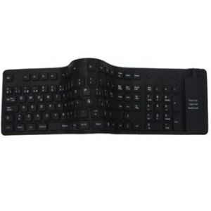 Teclado Flexible Brobotix , Usb, Negro, Notebook/Pc 801935