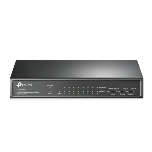 31935 - TP-LINK TL-SF1009P switch No administrado Fast Ethernet (10/100) Energía sobre Ethernet (PoE) Negro