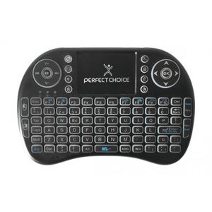 Mini Teclado Perfect Choice Pc-201007, Qwerty, Negro, Universal, Inalámbrico Pc-201007