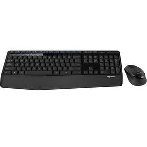 Kit De Teclado Y Mouse Logitech Mk345 , Estándar, Negro, 10 M, 1000 Dpi 920-007820
