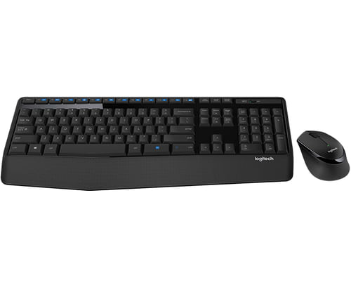 31834 - Logitech MK345 teclado RF inalámbrico QWERTY Negro