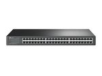 32418 - TP-LINK TL-SF1048 switch No administrado Gigabit Ethernet (10/100/1000) 1U Negro