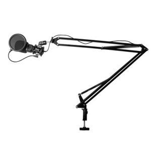 Brazo Para Micrófono Game Factor Mag500 Ajustable Negro Mag500
