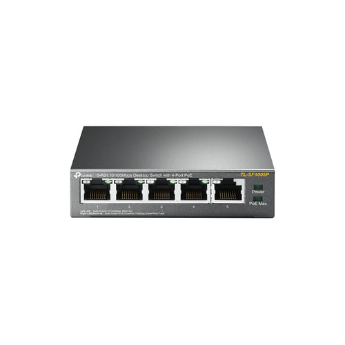32437 - TP-LINK TL-SF1005P switch No administrado Fast Ethernet (10/100) Energía sobre Ethernet (PoE) Negro