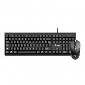 Kit De Teclado Y Mouse  Stylos Stpktm4B, Español, 105 Teclas, Negro Stpktm4B