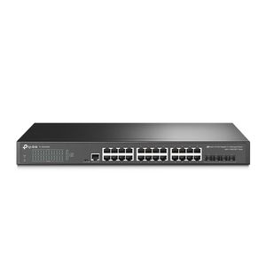 Switch Tp-Link Tl-Sg3428X, 24 Puertos, Puertos 10/100/1000 Mbps, L2+ Con 4 Ranuras 10Ge Sfp+ Tl-Sg3428X