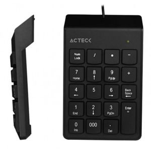 Teclado Numérico  Acteck Ac-932622, Usb, Numérico, Negro, Universal Ac-932622