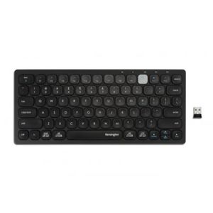 Teclado  Kensington K75502Es, Inalámbrico, Negro K75502Es