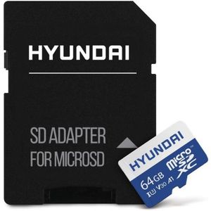 Memoria Hyundai Microsd 64Gb Modelo Sdc64Gu3 Microsdxc Uhs-1 V3.3 Class 10. Sdc64Gu3