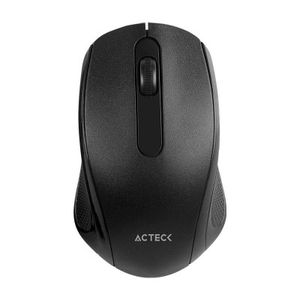 Mouse Acteck Entry, Negro, 4Botones + Scroll, Inalámbrico, 800/1200 Dpi Ac-928885