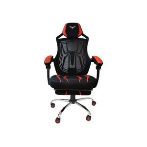 Silla Gaming Naceb Technology Na-0928, Gamer, Asiento Acolchado, Negro/Rojo Na-0928