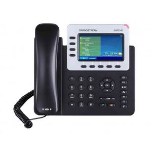 Teléfono Ip Grandstream Gxp2140, 4 Líneas, Negro Gxp2140