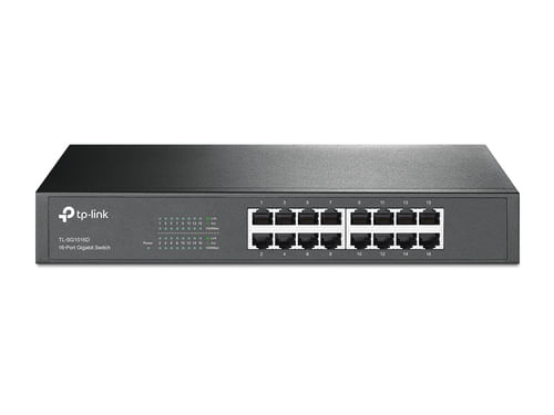 3228 - TP-LINK TL-SG1016D switch Gestionado L2 Gigabit Ethernet (10/100/1000) Negro