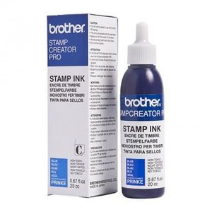 Botella De Tinta Para Sellos Prinke  Brother Sc2000Usb, Azul, Botella Sc2000Usb