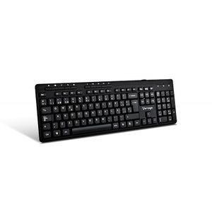 Kit De Teclado Y Mouse Vorago Kms-104, Estándar, 104 Teclas, Negro, 800 Dpi Kms-104