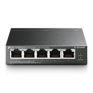 Switch No Administrable (Tl-Sg1005P) De (5) Puertos 10/100/1000 Mbps, (4) Puertos Poe + Tl-Sg1005P