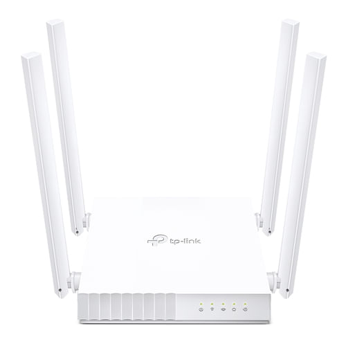 5587 - TP-LINK ARCHER C24 router inalámbrico Ethernet rápido Doble banda (2,4 GHz / 5 GHz) Blanco