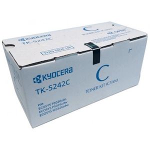 Toner Kyocera Tk-5242C, 3000 Páginas, Cian, Ecosys P5026Cdw 1T02R7Cus0