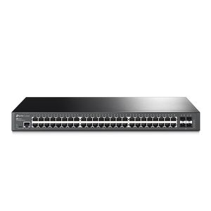 Switch L2 Tp-Link Tl-Sg3452, Negro, 48 + 4 Sfp Slots Tl-Sg3452