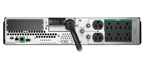 6257 - APC SMT3000RM2UC sistema de alimentación ininterrumpida (UPS) Línea interactiva 2,88 kVA 2700 W 8 salidas AC