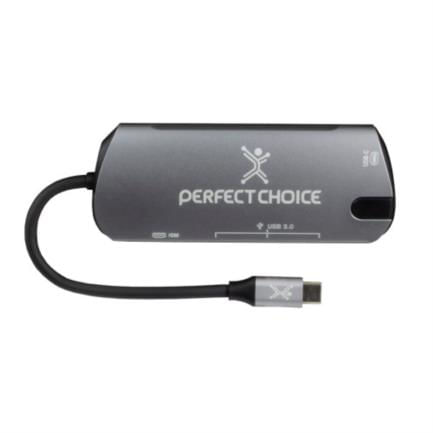 34261 - Hub Perfect Choice USB Tipo C