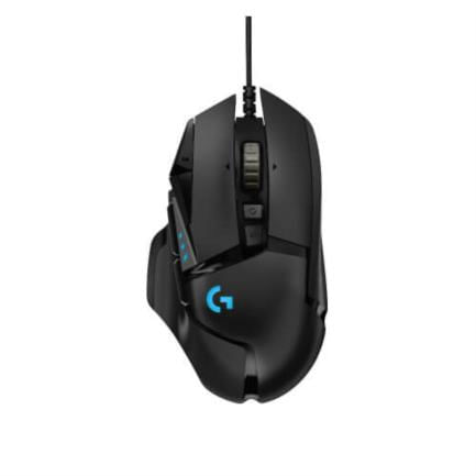 9601 - Mouse Logitech G502 Gaming Hero Alámbrico Alto Rendimiento Color Negro