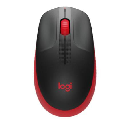 33504 - Mouse Logitech M190 Full Size Inalámbrico 1000 dpi USB Color Rojo