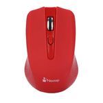 33617 - Mouse Nextep Inalámbrico USB Color Rojo 1600 dpi Baterías Incluidas