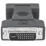 33460 - Adaptador Manhattan DVI-A&D HD15H 29M Color Negro