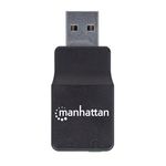 10287 - Adaptador Manhattan Sonido Estéreo USB Alta Velocidad a Puertos 3 5mm Color Negro
