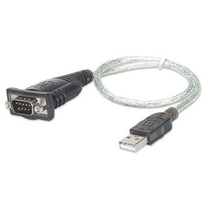 Convertidor Manhattan Usb A Serial Db9M 45Cm Mnccovac005